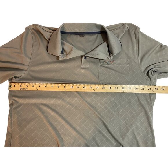 Greg Norman for Tasso Elba Men's Tan Short Sleeves Polo Top Size Large - Picture 6 of 7